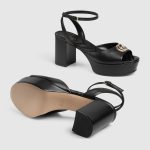 Gucci Women’s platform sandal with Double G - Image 3